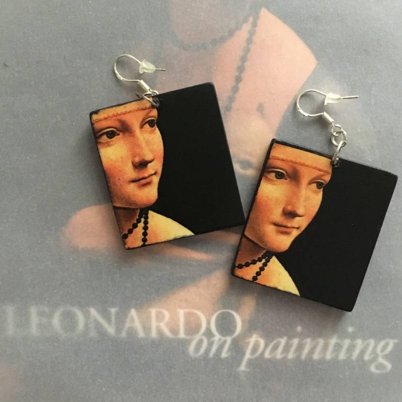 Renaissance Jewelry, Leonardo Da Vinci, Mismatched Earrings. Aesthetic Gift Renaissance Jewelry, Leonardo Da Vinci, Mismatched Earrings. Aesthetic Gift von OBLJEWELLERY