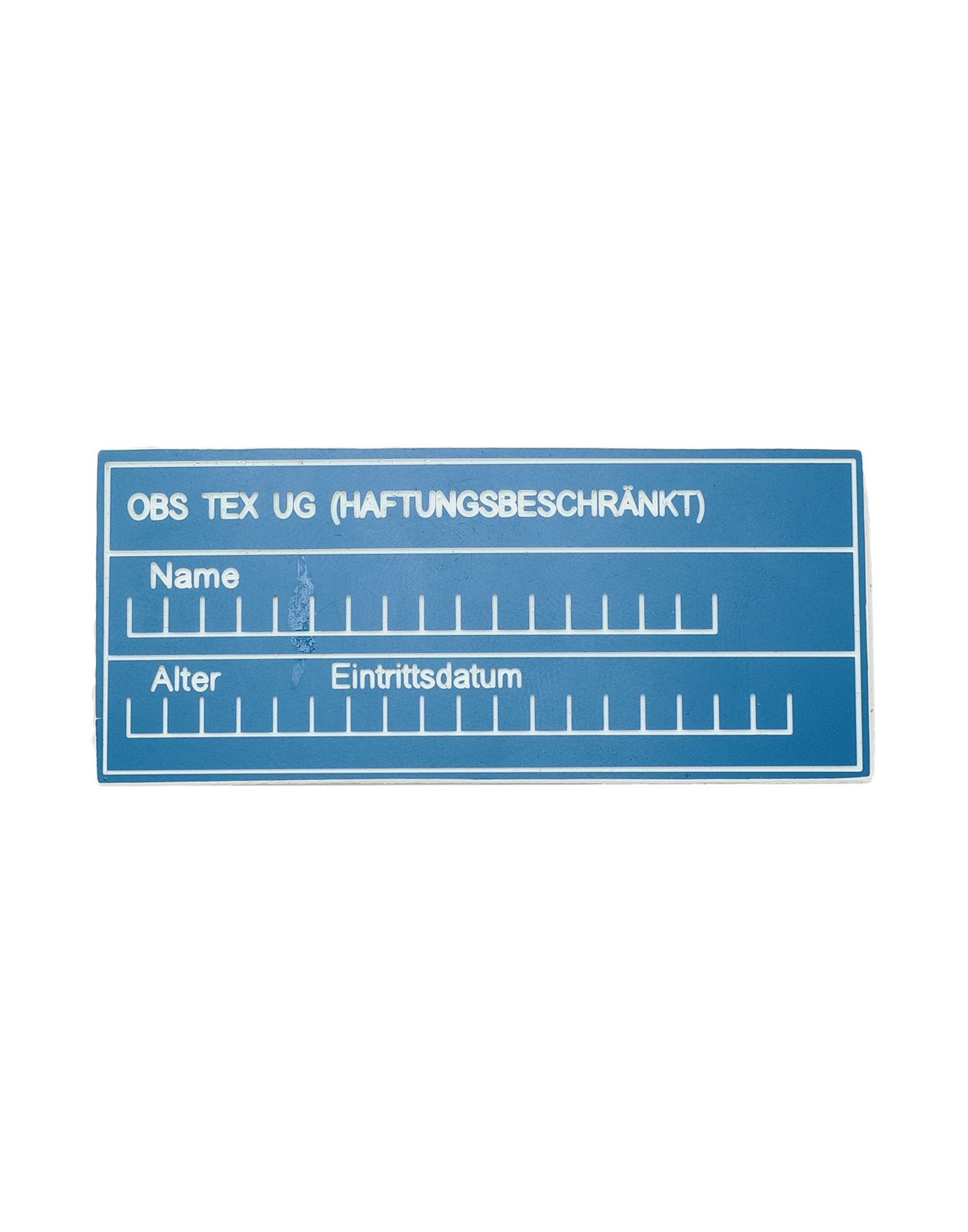 OBS Brosche Herren Blau von OBS