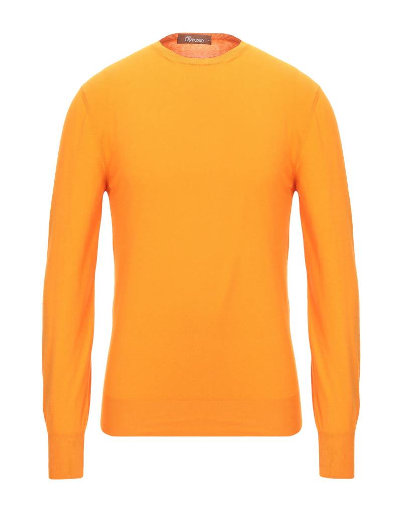 OBVIOUS BASIC Pullover Herren Orange von OBVIOUS BASIC