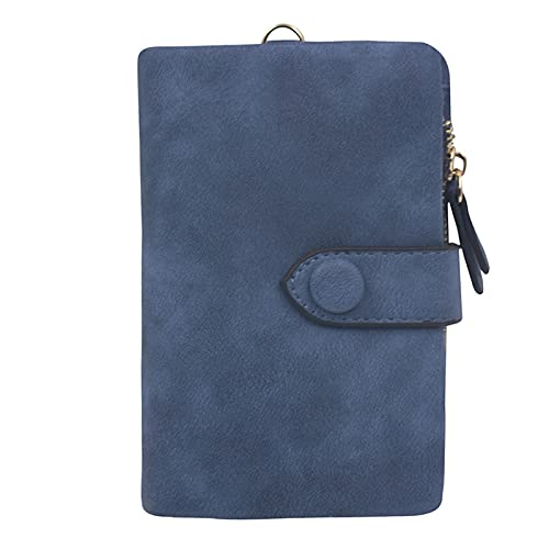 Brieftasche Doka Student Damentasche niedlich kleine Kurze niedliche Brieftasche Damen Geldbörsen Rot (Blue, One Size) von OBiQuzz