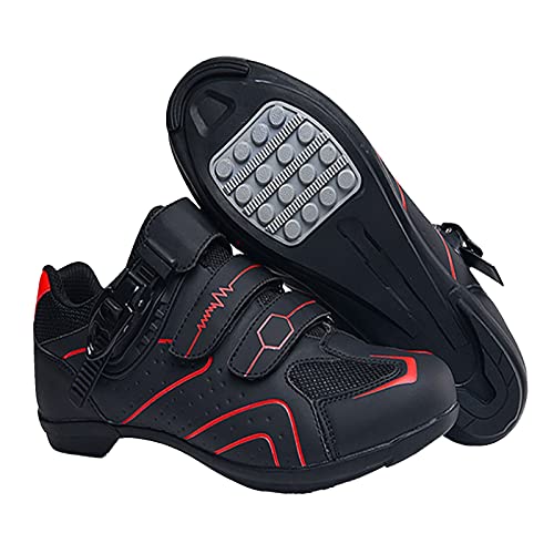 Fahrradschuhe Herren Damen Rennradschuhe Mtb Radschuhe Kompatibel Mit Look Spd Spd-Sl Delta Lock Pedal Reitschuhe Reitschuhe Mountainbike Schuhe Kompatibel Mit Peloton Schuhen Rennrad Schuhe Gr.37-46 von OBiQuzz