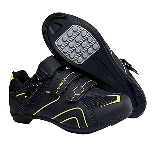 Fahrradschuhe Herren Damen Rennradschuhe Mtb Radschuhe Kompatibel Mit Look Spd Spd-Sl Delta Lock Pedal Reitschuhe Reitschuhe Mountainbike Schuhe Kompatibel Mit Peloton Schuhen Rennrad Schuhe Gr.37-46 von OBiQuzz