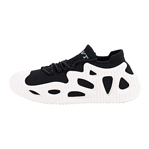 Halbschuhe Herren Schnürschuh Atmungsaktiv Freizeitschuhe Schnürhalbschuhe Leicht Walking Schuhe Low-Top Sneaker Rutschfest Wanderschuhe Bequem Schuhe Herrenschuhe Arbeitsschuhe Outdoorschuhe Gr.40-45 von OBiQuzz