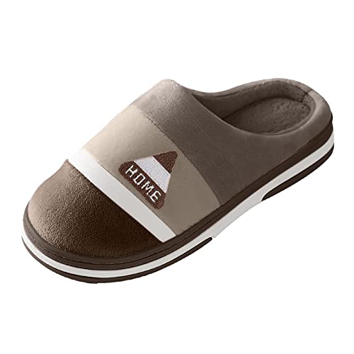 Hausschuhe Damen Herren Gefütterte Pantoletten Gästehausschuhe Memory Foam Schlappen Warm Hausschlappen Flauschige Slippers Hauspantoffeln Plüsch Filzpantoffeln Winter Hüttenschuhe Filzhausschuhe von OBiQuzz