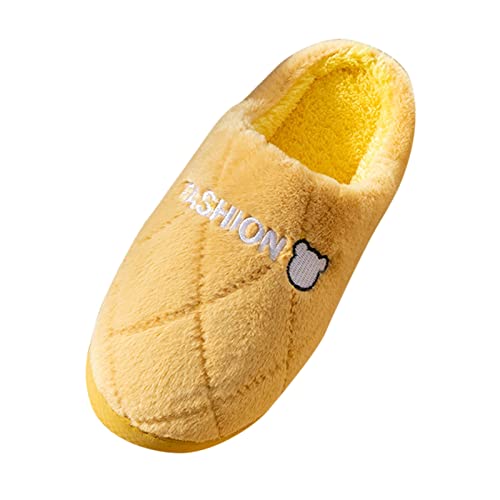 Hhausschuhe Damen Winter Flauschige Pantoletten Hausschuhe Herren Warm Hausschlappen Gefütterte Filzpantoffeln Memory Foam Hauspantoffeln Anti-Rutsch Slippers Schlappen Hüttenschuhe Filzhausschuhe von OBiQuzz