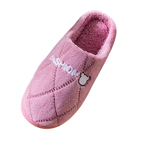 Hhausschuhe Damen Winter Flauschige Pantoletten Hausschuhe Herren Warm Hausschlappen Gefütterte Filzpantoffeln Memory Foam Hauspantoffeln Anti-Rutsch Slippers Schlappen Hüttenschuhe Filzhausschuhe von OBiQuzz