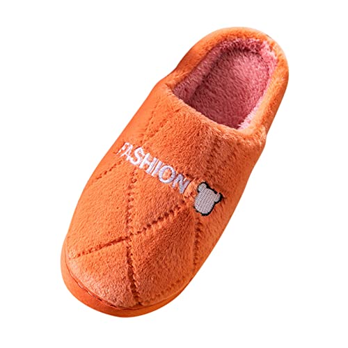 Hhausschuhe Damen Winter Flauschige Pantoletten Hausschuhe Herren Warm Hausschlappen Gefütterte Filzpantoffeln Memory Foam Hauspantoffeln Anti-Rutsch Slippers Schlappen Hüttenschuhe Filzhausschuhe von OBiQuzz
