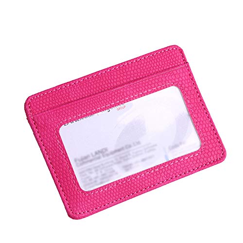 Kartenmuster Modetasche Münze Frauen Pakethalter Card-Lichee Damen Geldbörsen Klein (Hot Pink, One Size) von OBiQuzz