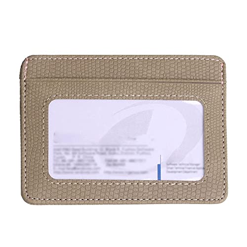 Kartenmuster Modetasche Münze Frauen Pakethalter Card-Lichee Damen Geldbörsen Klein (Khaki, One Size) von OBiQuzz