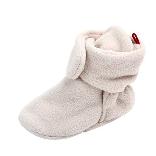 Kinder Mädchen Winterschuhe Warm Gefüttert Babyschuhe Antirutsch Baby Stiefel Babystiefel SäUglingsstiefel Krabbelschuhe Kleinkind Jungen Lauflernschuhe Walkingschuhe Erste Baumwoll Schuhe 0-12 Monate von OBiQuzz