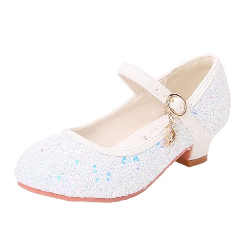 Mary Jane Schuhe Damen Riemchen Pumps Glitzer Absatzschuhe Cosplay Party Kostüm Prinzessin Kleid Schuhe Damenschuhe Elegant Und Bequem Ballerinas Halbschuhe Tanzschuhe Abendschuhe von OBiQuzz