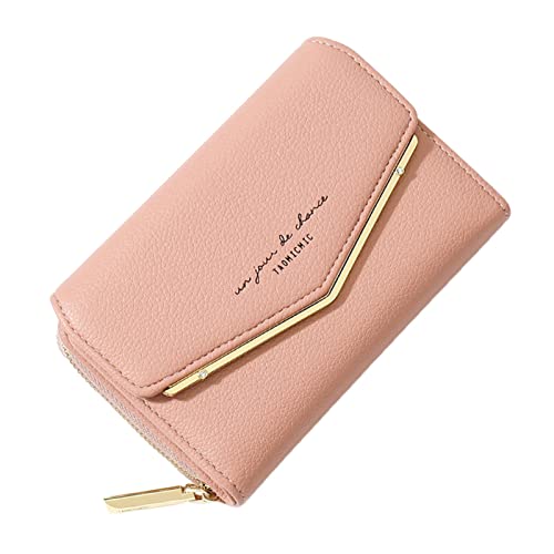 Nette Bären-Frauen-kleine Art- und Weisegeldbörse Multi-Karten-Ausweis-Taschen-Damen-Geldbörsen-Clutch-Beutel-Geldbörse Brieftasche Herren Groß Reisepass (Pink, One Size) von OBiQuzz