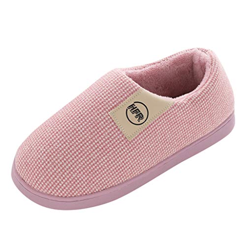 OBiQuzz Hausschuhe Damen Winter, Pantoletten Damen Plüsch Geschlossen Pantoffeln Hüttenschuhe Memory Foam Hausschlappen Schlappen Filzpantoffeln Flauschige Slipper Slide Gefütterte Hauspantoffeln von OBiQuzz