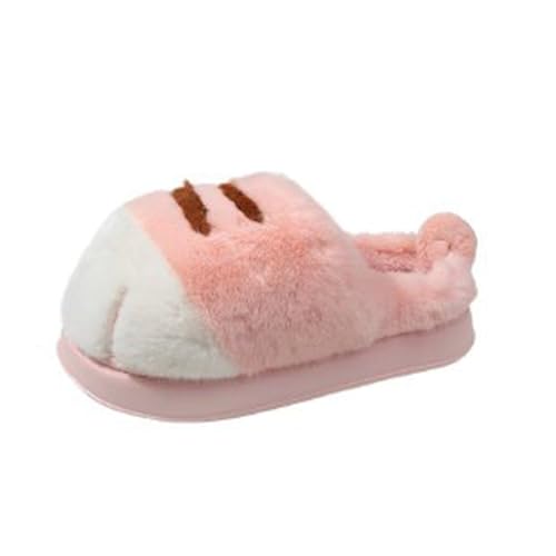 OBiQuzz Hausschuhe Damen Winter Gefütterte Pantoffeln Warm Hausschuhe Damen Cute Slippers Schlappen Memory Foam Filzpantoffeln Hauspantoffeln Plüsch Hausschlappen Hüttenschuhe Filzhausschuhe von OBiQuzz