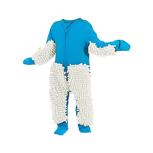 OBiQuzz Jumpups Jungen Mädchen Romantiker Baby Neugeborener Fester Onesie Mop Krabbeln Baby Säuglingsmädchen Strampler & Gefütterter Regenanzug Kinder (Y1-Beige, 6-12 Months) von OBiQuzz