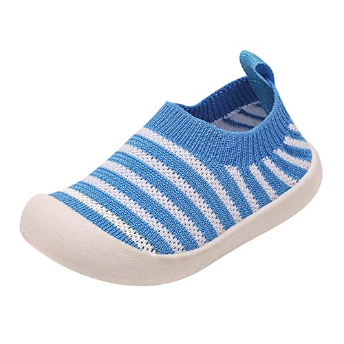 OBiQuzz Kinderschuhe Junge Mädchen Säuglingsturnschuhe Rutschfeste Erste 6 9 12 18 24 Monate 1 2 3 4 Turnschuhe 24 Mädchen (Blue, 20 Infant) von OBiQuzz