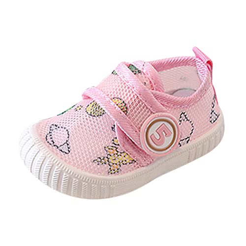 OBiQuzz Kinderturnschuhe Baby-Kleinkind-Calling-Schuhe Rutschfeste Gummisohle Outdoor-Kleinkind-Wanderschuhe Schuhe 21 (Pink, 20.5 Toddler) von OBiQuzz