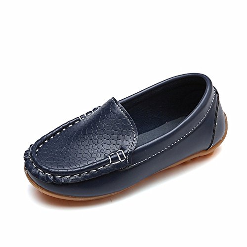 OBiQuzz Lackschuhe Mädchen Freizeitschuhe Jungen Ohne Schnürsenkel Elegant Boardschuhe Unisex Leder Outdoor Kinderschuhe Gummisohle Halbschuhe Elegant Kinderschuhe Antirutsch Bodenschuhe von OBiQuzz