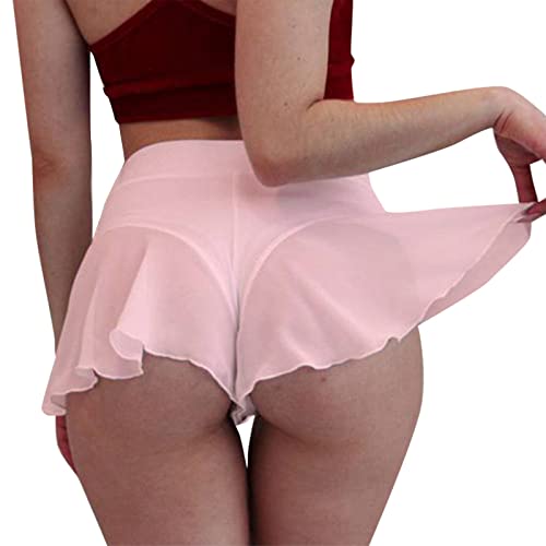 OBiQuzz Slips Damen Sexy Rüschen-Rock - Höschen Unterhosen Hipster Panty-Rock Weiche Bequem Unterwäsche Nahtlos Unterhose Erotisch Tangas Erotisch Reizwäsche Seamless Spitzenslip von OBiQuzz