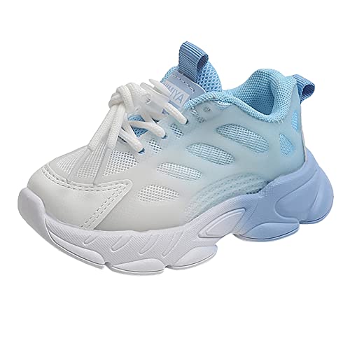 OBiQuzz Sneaker für Mädchen Kinder Kleinkind Mesh Sportschuhe Lässige Turnschuhe Schuhe Laufschuhe Babyschuhe Move Schuhe Mädchen (Blue, 30) von OBiQuzz