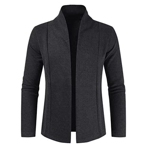 OBiQuzz Strickjacke herren Cardigan Vintage Strickjacke Slim Fit Knit Mantel Männer Basic Jacke Sweatblazer Sweatshirt Knitwear Cardgigan für Herren Jacke Sweat-Jacke Sakko Outwear von OBiQuzz