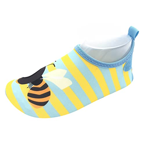 OBiQuzz Wasserschuhe Kinder 34 : rutschfeste Schnell Trocknend Aquaschuhe Schwimmschuhe Strandschuhe Leicht Surfschuhe Outdoor-Aqua-Socken Kinder Sportlich Barfuss Schuh Beach Pool Yoga von OBiQuzz