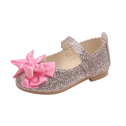 Prinzessin Schuhe Mädchen 21 - Glitzer Kleid Schuhe Mit Absatz Loafers Pailletten Tanzschuhe Abendschuhe Party Schuhe Schuhe Mary Jane Halbschuhe Schulschuhe Performance Freizeitschuhe von OBiQuzz