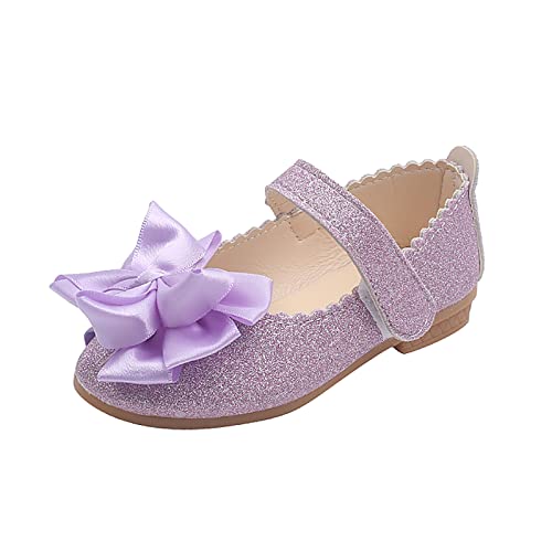 Prinzessin Schuhe Mädchen 21 - Glitzer Kleid Schuhe Mit Absatz Loafers Pailletten Tanzschuhe Abendschuhe Party Schuhe Schuhe Mary Jane Halbschuhe Schulschuhe Performance Freizeitschuhe von OBiQuzz