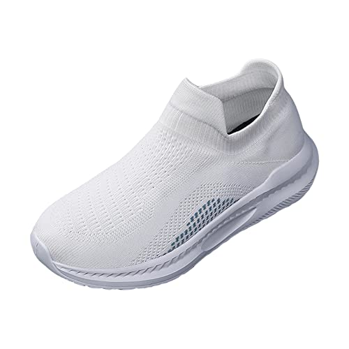 Slip On Sneakers Damen Leichte Atmungsaktiv Sportschuhe Turnschuhe Bequem Freizeitschuhe Walking Schuhe Outdoor Fitness Joggingschuhe Orthopädische Schuhe Freizeitschuhe Schlupfschuhe Schlüpfen Schuhe von OBiQuzz