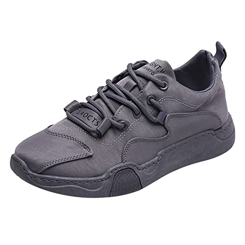 Sneaker Herren 43 - Schnürschuhe Halbschuhe rutschfeste Wanderschuhe Freizeitschuhe Bequem Turnschuhe Laufschuhe Outdoor Sportschuhe Walking Schuhe Schnürhalbschuh Straßenlaufschuhe Arbeitsschuhe von OBiQuzz