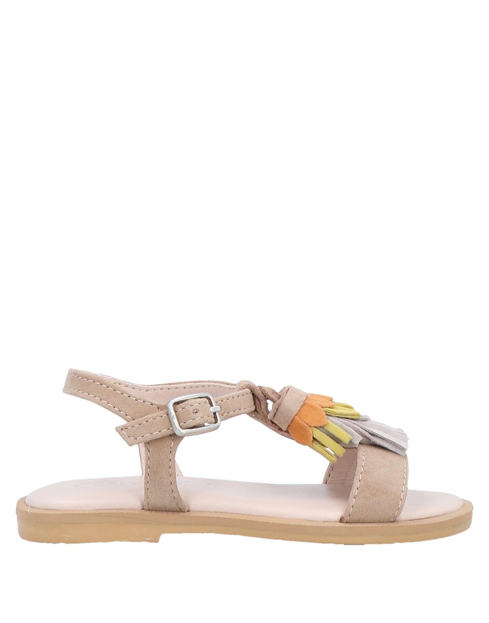 OCA-LOCA Sandale Kinder Beige von OCA-LOCA