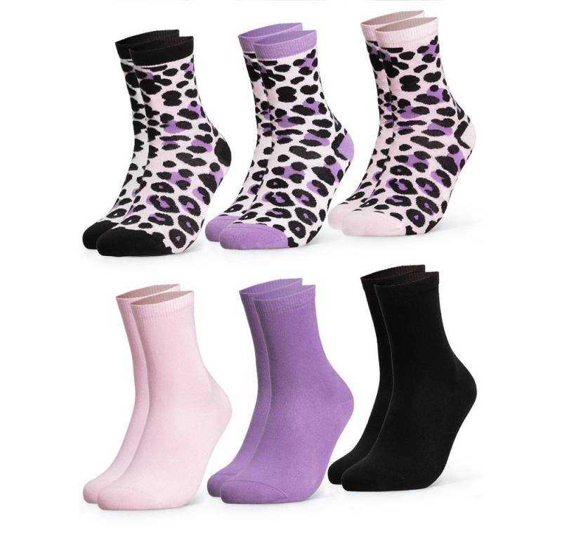 OCCULTO Basicsocken Damen Leo Socken 6er Pack (Modell: Leonie) (6-Paar) von OCCULTO