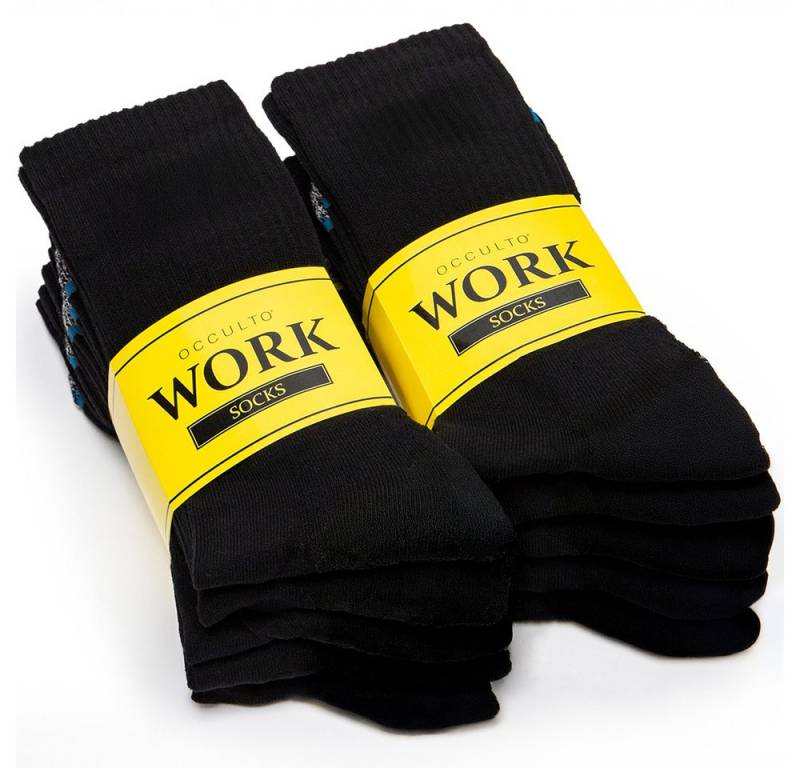 OCCULTO Basicsocken Herren Arbeitssocken 10er Pack (Modell: Karl) (10-Paar) von OCCULTO