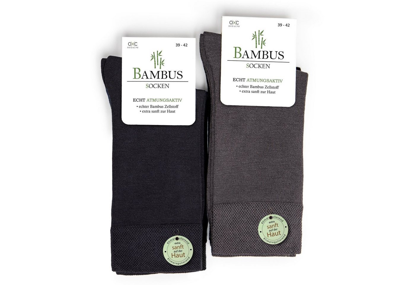 OCCULTO Basicsocken Herren Bambus Socken 10er Pack (Modell: Paule) (10-Paar) von OCCULTO