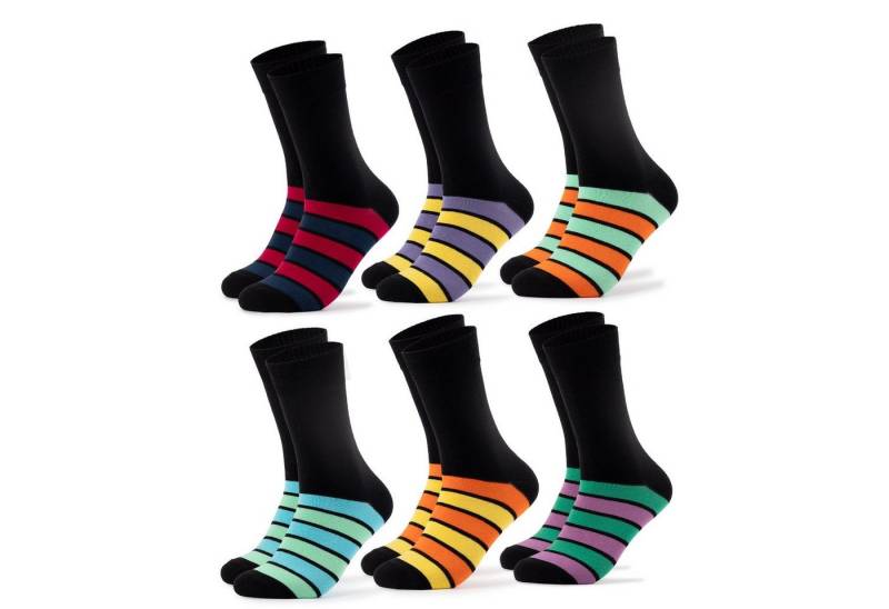 OCCULTO Basicsocken Herren Bunte Socken 6er Pack (Modell: Moritz) (6-Paar) von OCCULTO