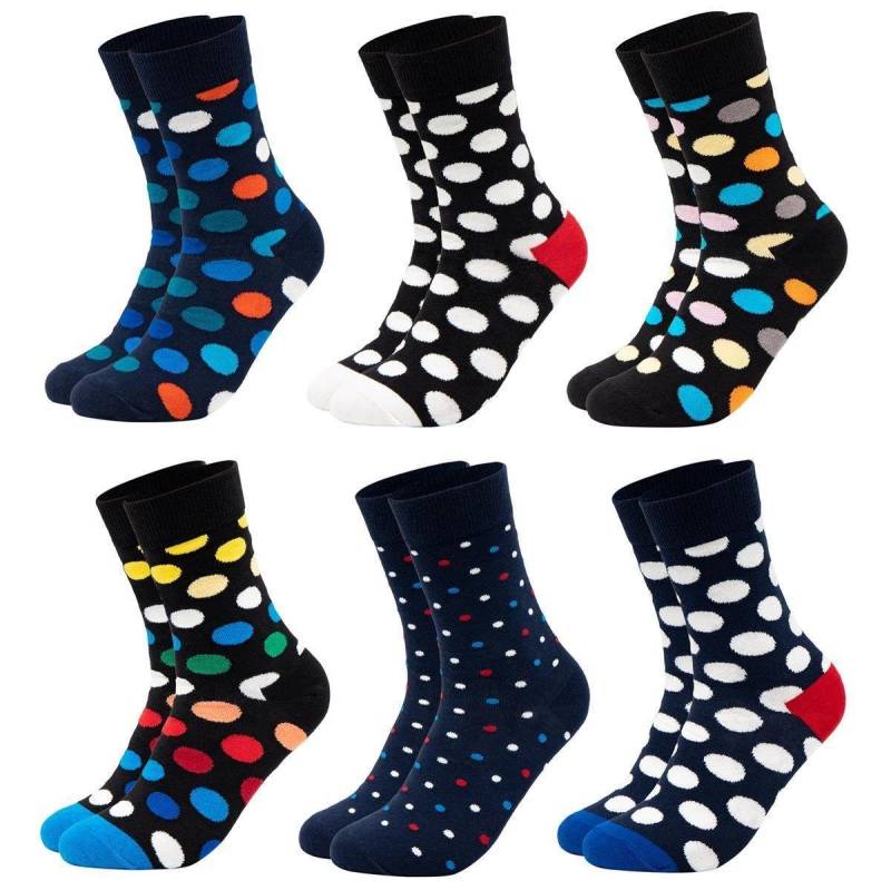 OCCULTO Basicsocken Herren Bunte Socken 6er Pack (Modell: Sigi) (6-Paar) von OCCULTO