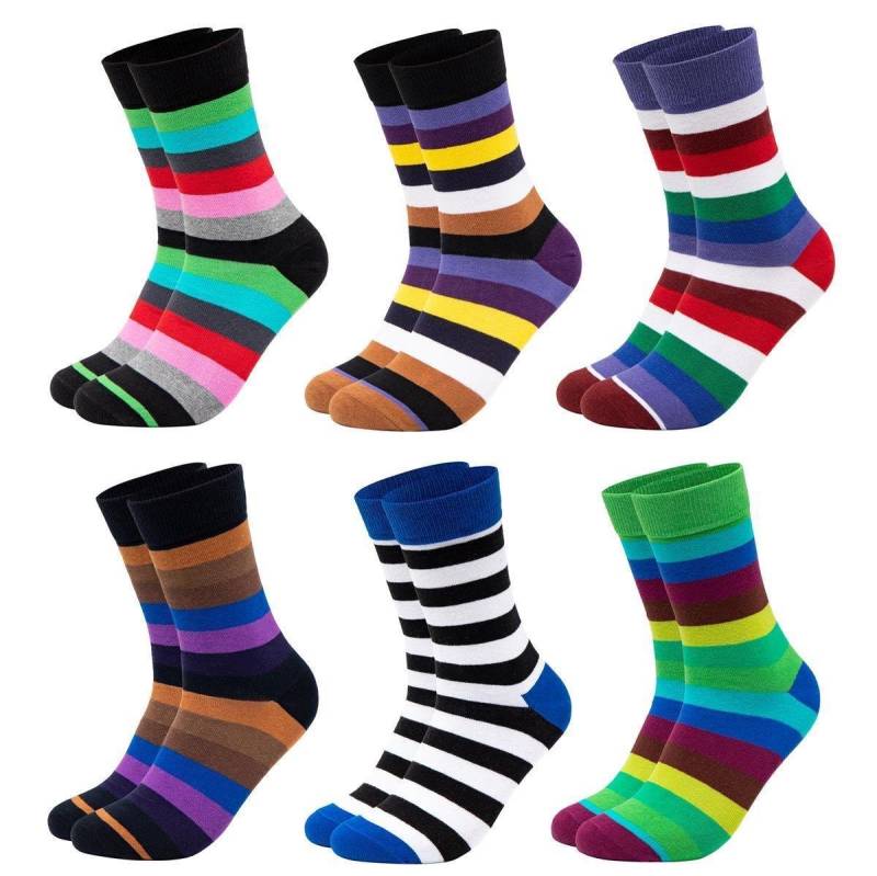OCCULTO Basicsocken Herren Bunte Socken 6er Pack (Modell: Sigi) (6-Paar) von OCCULTO