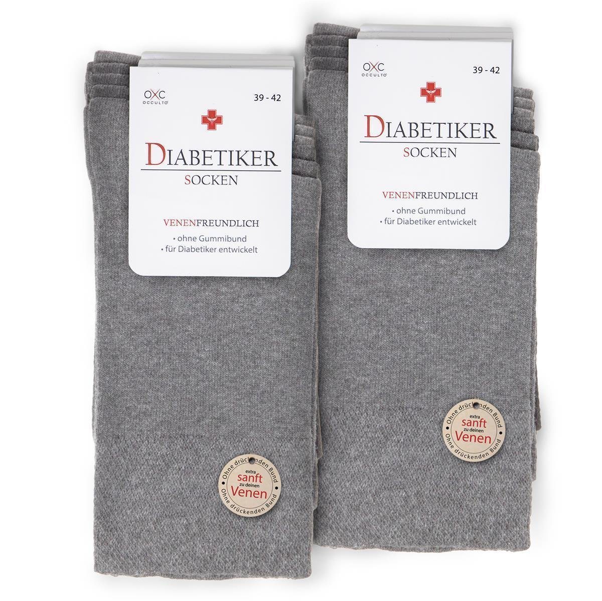 OCCULTO Basicsocken Herren Diabetikersocken 10er Pack (Modell: Goetz) (10-Paar) von OCCULTO