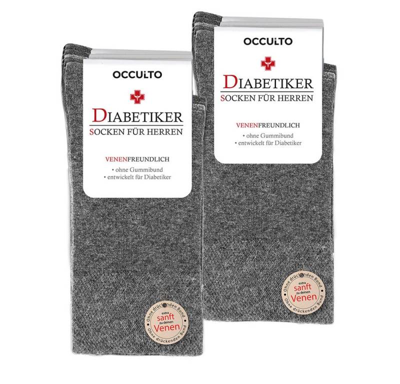 OCCULTO Basicsocken Herren Diabetikersocken 10er Pack (Modell: Goetz) (10-Paar) von OCCULTO