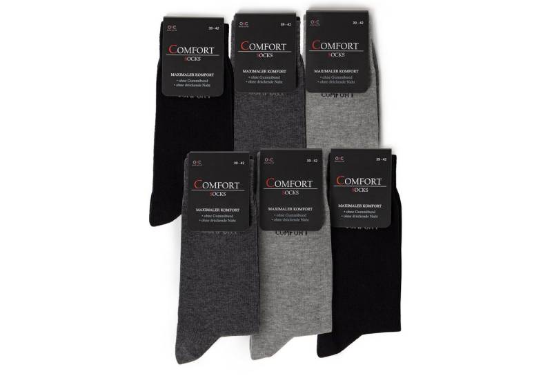 OCCULTO Basicsocken Herren Komfortsocken 6er Pack (6-Paar) von OCCULTO