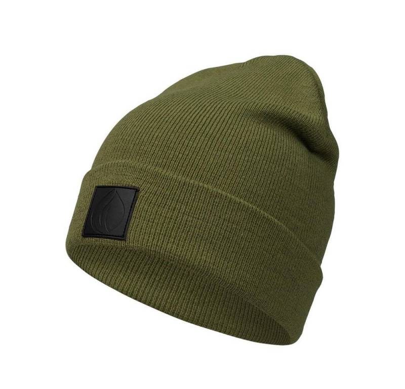 OCCULTO Beanie Leatherpatch Winter Mütze Beanie (Black Label) von OCCULTO