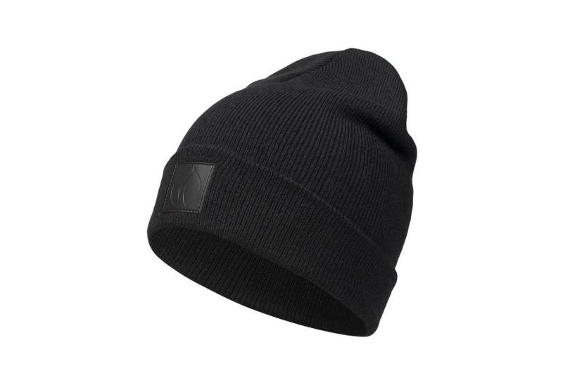 OCCULTO Beanie Leatherpatch Winter Mütze Beanie (Black Label) von OCCULTO