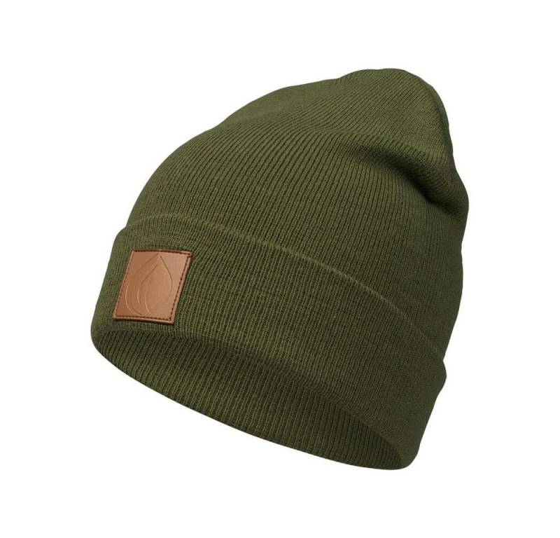 OCCULTO Beanie Leatherpatch Winter Mütze Beanie (Brown Label) von OCCULTO