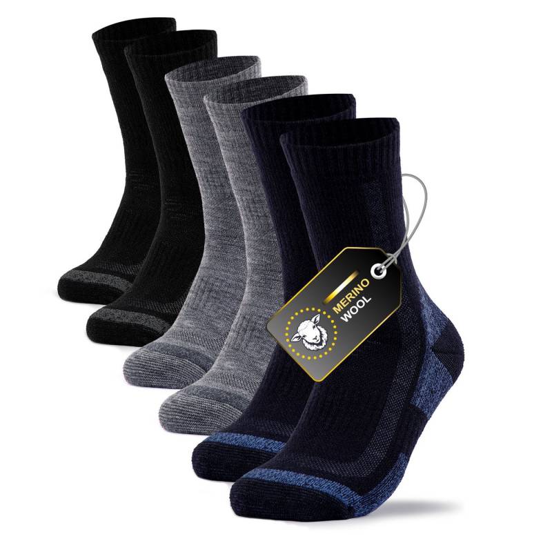OCCULTO Kuschelsocken Herren Merino Thermo Socken 3er Pack (Modell: Erik) (3-Paar) von OCCULTO