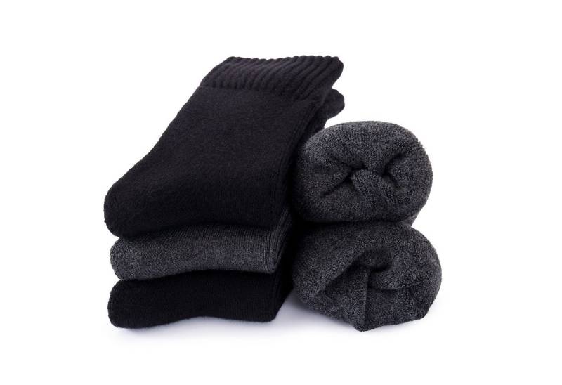 OCCULTO Kuschelsocken Herren & Damen Bambus Winter Socken 5er Pack (Modell: Mika) (5-Paar) von OCCULTO