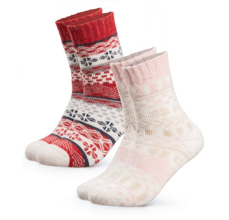 OCCULTO Norwegersocken Damen & Herren Norweger Socken 2er Pack (Modell: Lumi) (2-Paar) von OCCULTO