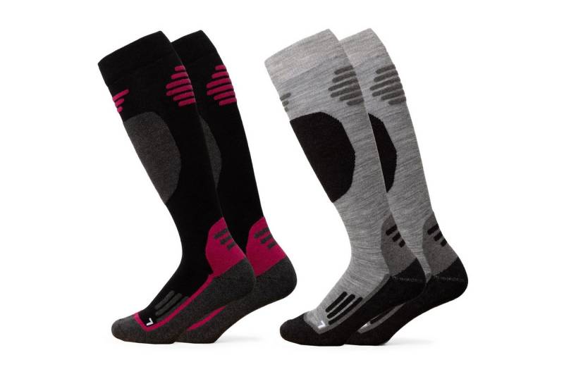 OCCULTO Skisocken Herren & Damen Merino Skisocken 2er Pack (Modell: Toni) (2-Paar) von OCCULTO