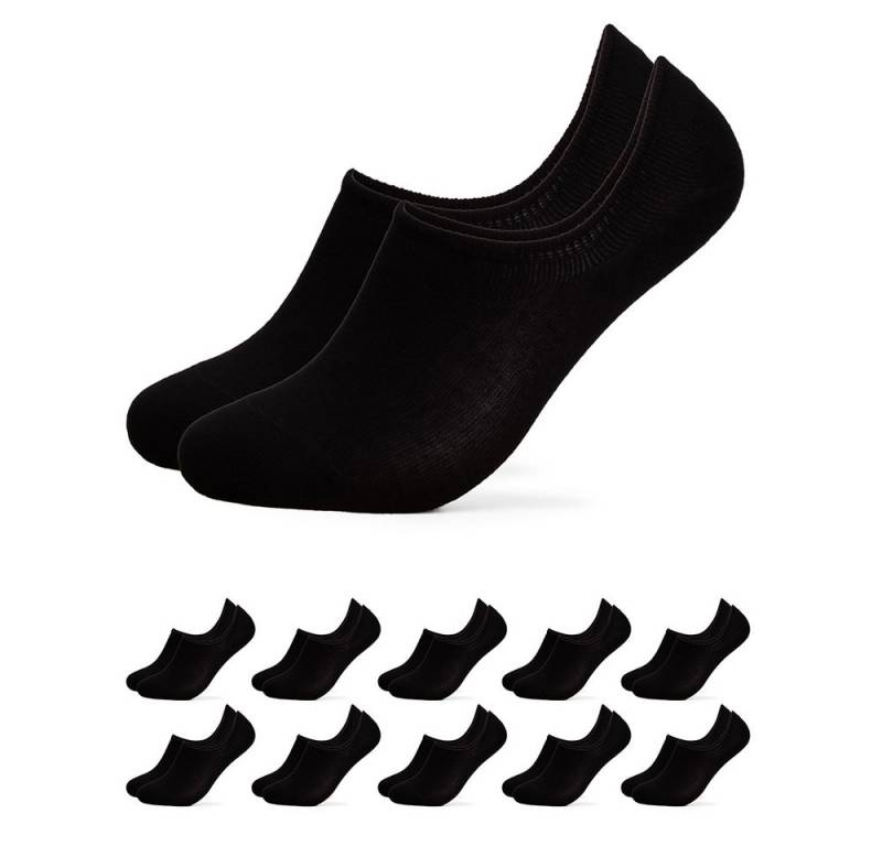 OCCULTO Sneakersocken Damen & Herren Bambus Füßlinge 10er Pack (Modell: Solana) (10-Paar) von OCCULTO
