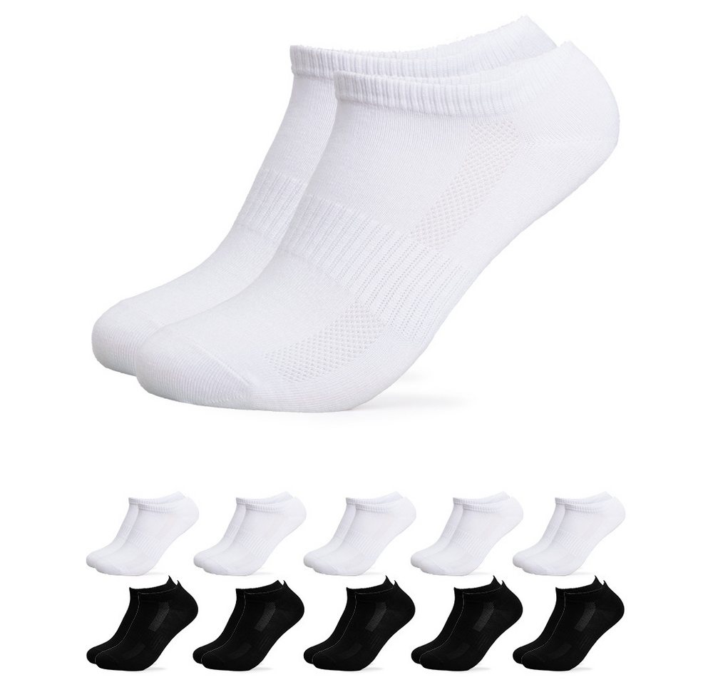 OCCULTO Sneakersocken Damen & Herren Bambus Sneaker Socken 10er Pack (Modell: Sunny) (10-Paar) von OCCULTO