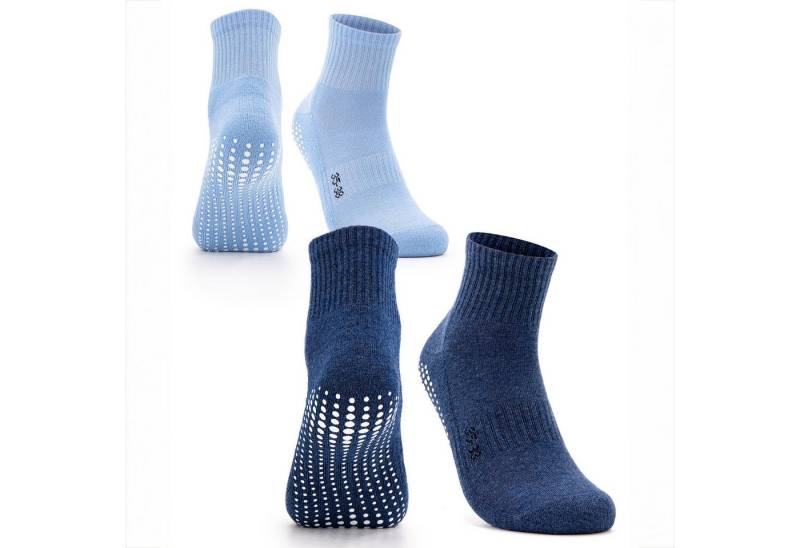 OCCULTO Sportsocken Damen Stoppersocken 2-4er Pack (Modell: Madeleine) (2-Paar) von OCCULTO